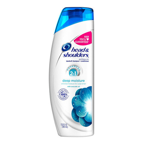 Head and Shoulders Deep Moisture Advanced 2 in 1 Anti Dandruff Hair Shampoo Plus Conditioner, 12.8 Oz
